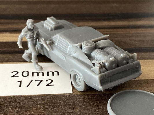 The Interceptor - 3D Printed Vehicle for Miniature Tabletop Wargames TTRPG