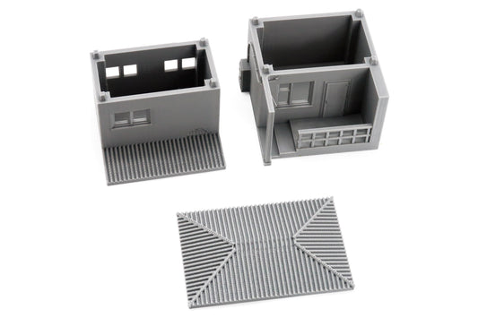 Zona Alfa Small Guard House / Cold War in the East - 3D Printed Miniature Wargaming Terrain 28mm / 20mm / 15mm Scale