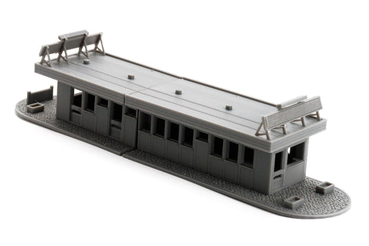 Checkpoint Charlie Berlin 1989 - 3D Printed Miniature Cold War Era Wargaming Terrain 28mm / 20mm / 15mm Scale