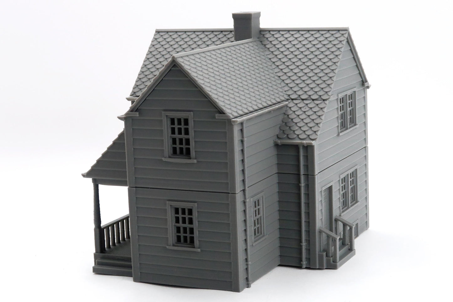 American Suburban House DS-03 - 3D Printed Miniature Wargaming Terrain