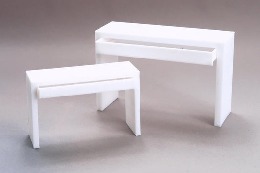 Modern Make-up / Writing Desk | 1:12, 18 & 6 Scale Dollhouse Furniture | 3D Printed Miniature