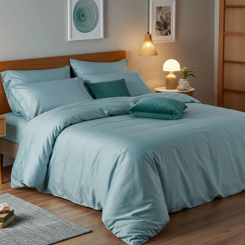 Lúxus sængurver úr bómullarsatíni