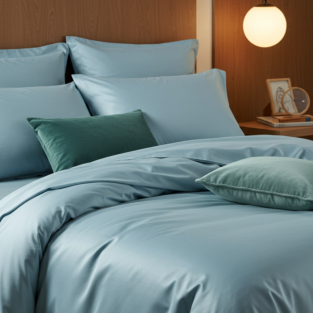 Lúxus sængurver úr bómullarsatíni