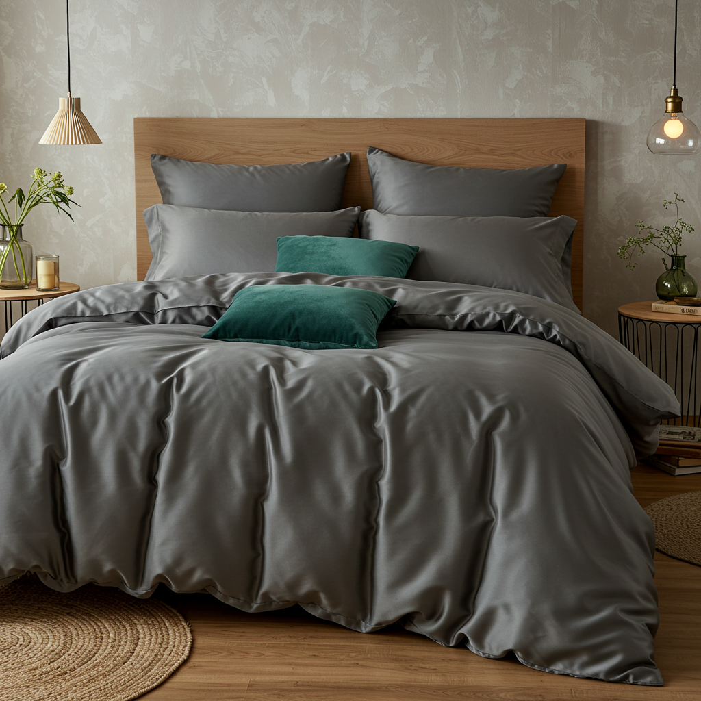 Luxe Baumwolle Satin Kissenbezug