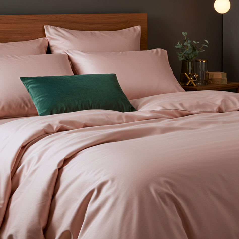 Luxe Baumwolle Satin Kissenbezug