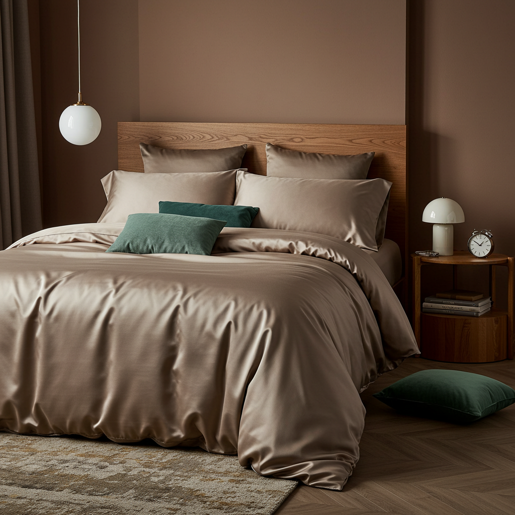 Luxe Baumwolle Satin Kissenbezug