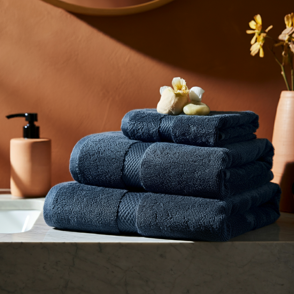 Mjúk handklæði úr egypskri bómull