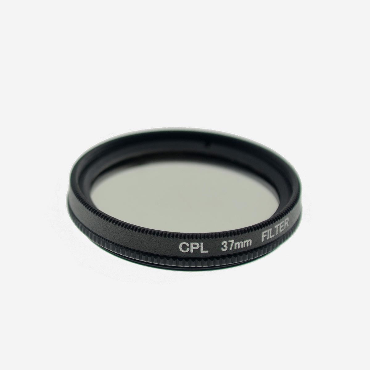 SYSTEM-S CPL Filter 37 mm Circular Polarizer Linse in Schwarz mit Hülle für iPhone XS Max