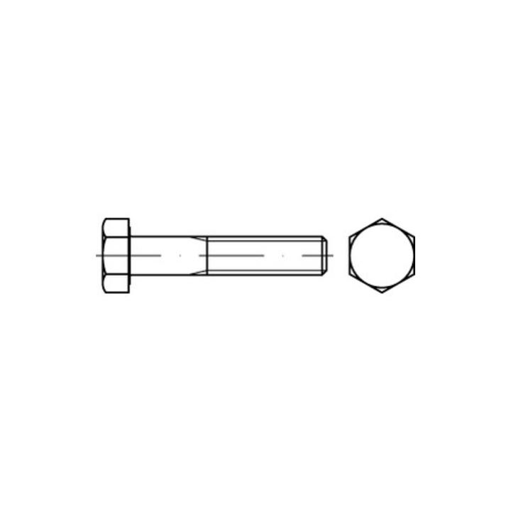 B-Ware Iso 4014 Sechskant Schaftschraube M22x300 Stahl 10.9 Maschinenschraube 8 Stück