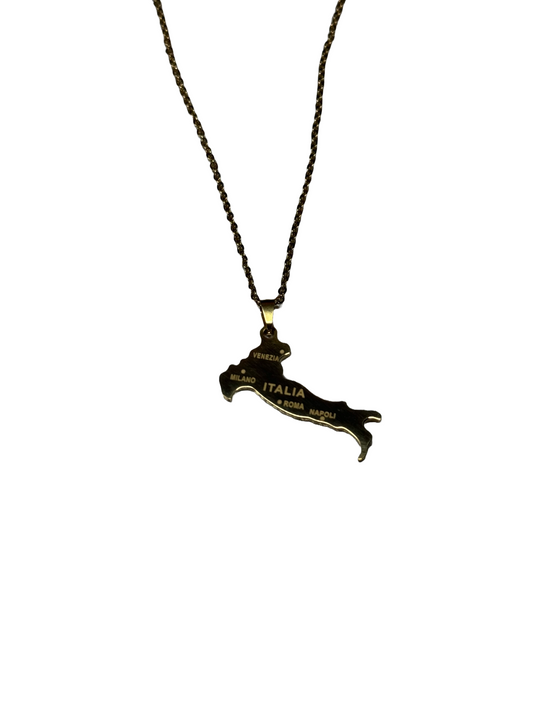 Edelstahl Italien Halskette - 45cm