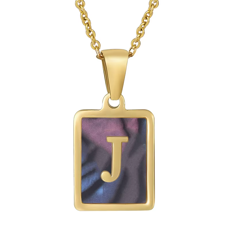 Buchstaben Kette Gold – 18K Vergoldung & Edelstahl