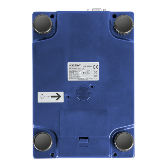 Kern nákvæmnisvog í B-flokki, rannsóknarstofuvog með PCB 3000, 2 USB tengi, 3600 g, 001 g