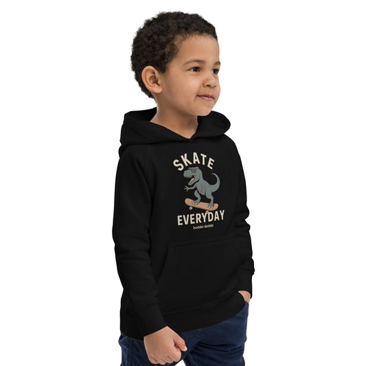 Hoodie Dino on Board – Skater-Style trifft Urzeitpower im Baddeldaddel Design!