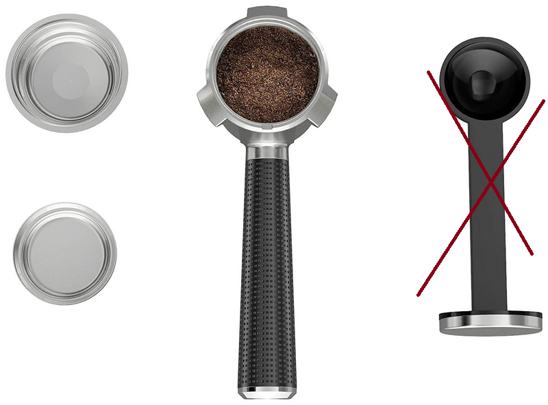 Krups Virtuoso XP442 C11 espressóvél með síu, á lager. Sjá texta/mynd.