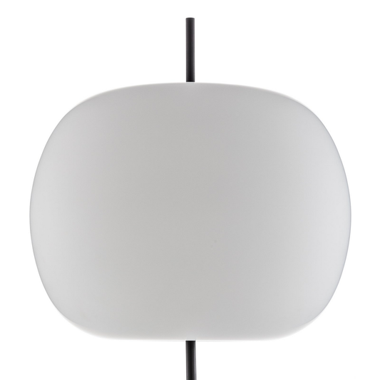 Kundalini gólflampi í B-flokki, svartur, Kushi XL, 185 cm, ljósdeyfir, hönnunarljós