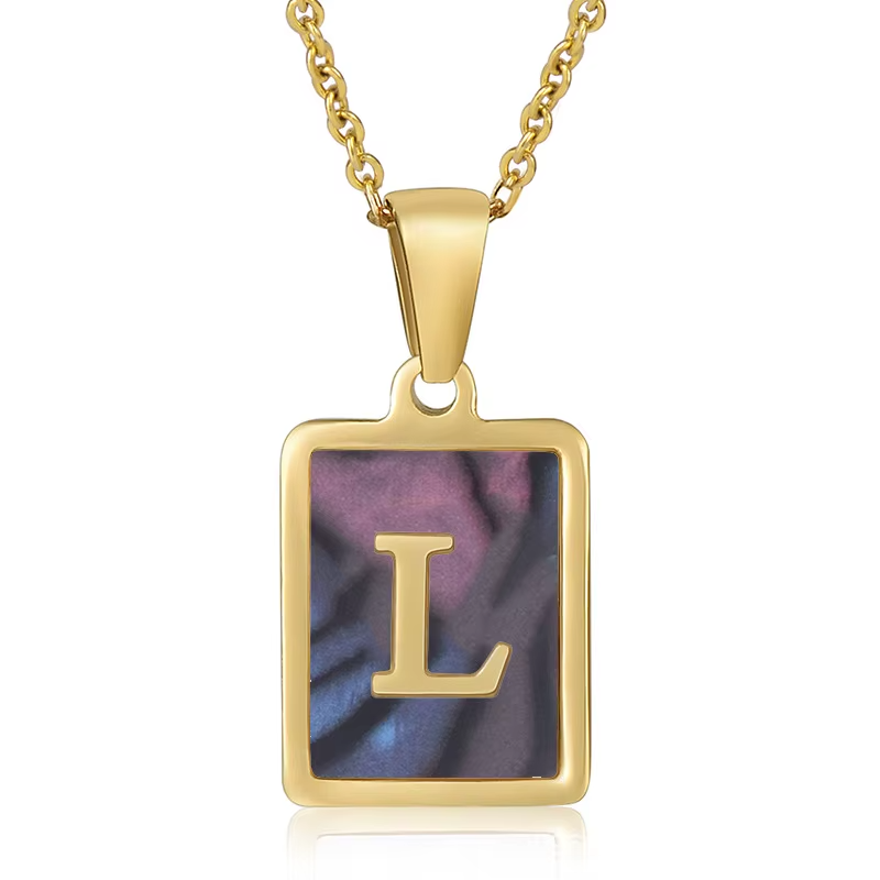 Buchstaben Kette Gold – 18K Vergoldung & Edelstahl