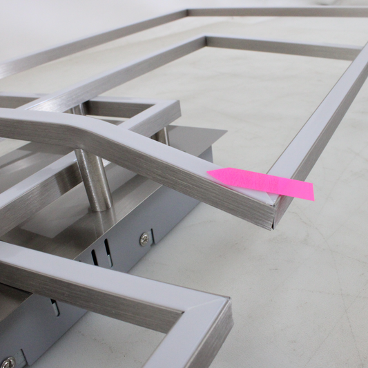 B-Ware Leuchten Direkt Led Deckenlampe Deckenlampe Deckenlicht Iven 4 Flg Siehe Text