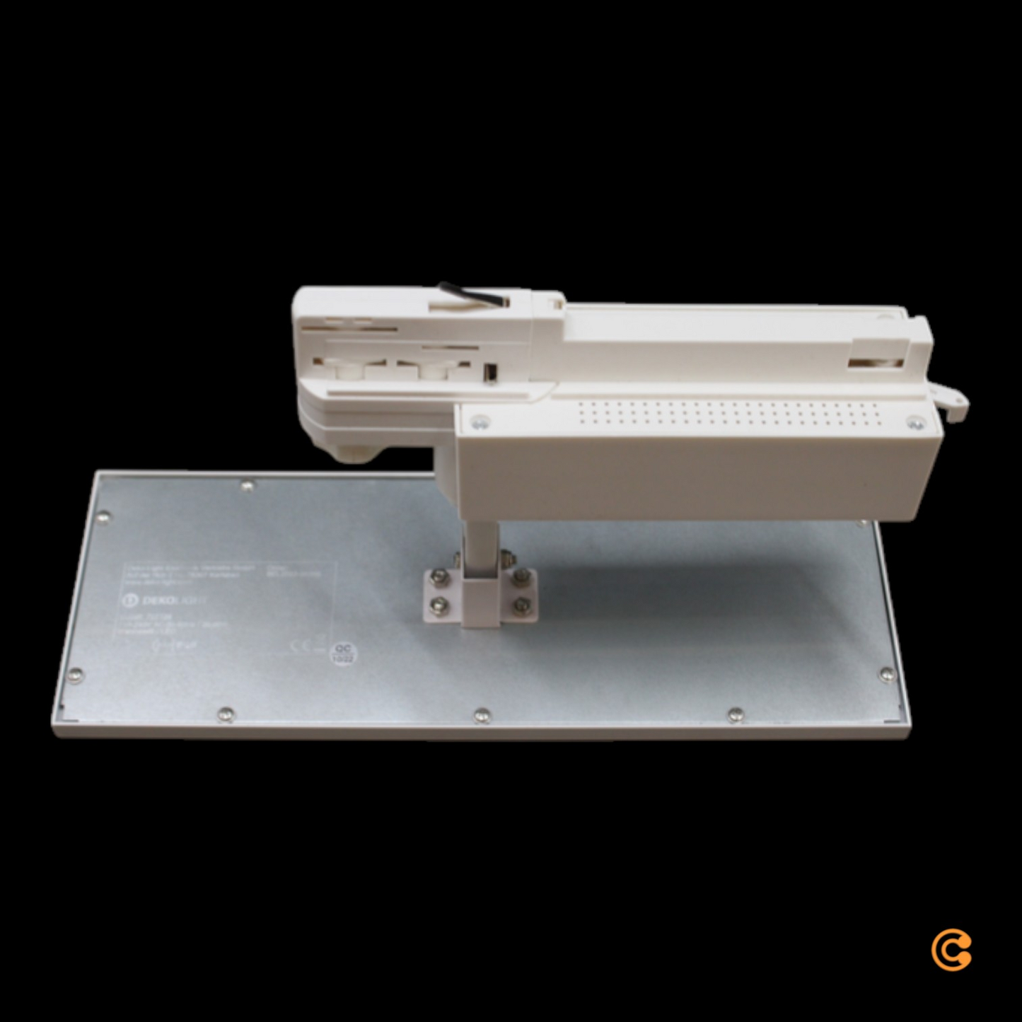 Skreytingarljós fyrir LED-spjald í B-flokki, teinaljós, hvítt, þriggja fasa, 3000 K, kveikt/slökkt.