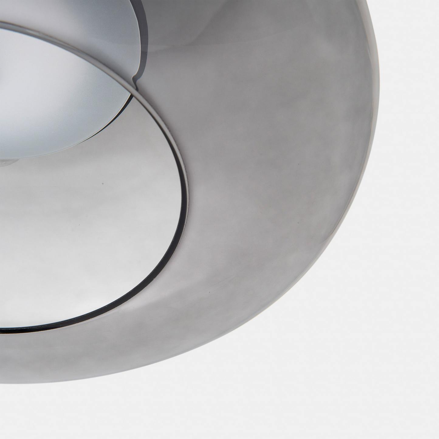 B-grade LEDs C4 Plate LED Pendant Lamp Hanging Lamp Ceiling Lamp Light Smoke Grey