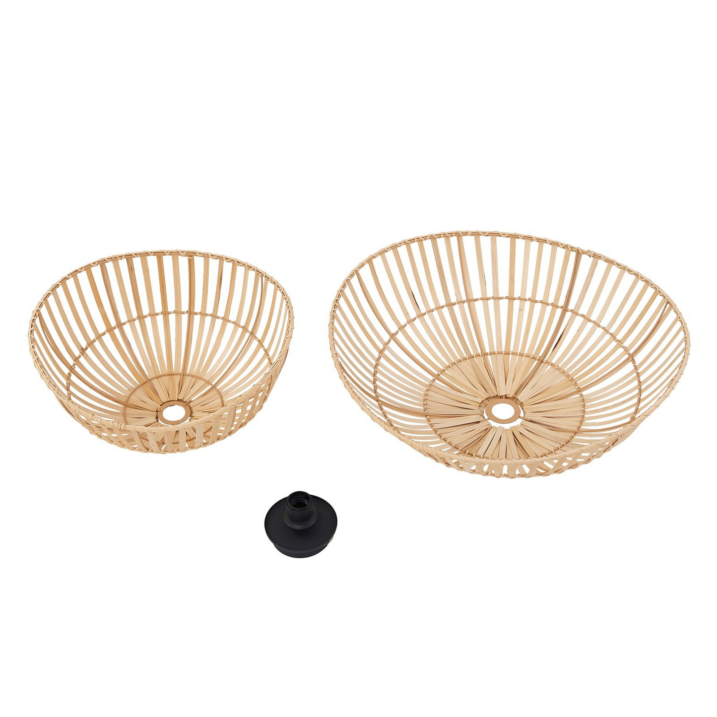 B-grade Lindby ceiling light Ilajus ø 62 cm bamboo natural ceiling lamp light S379