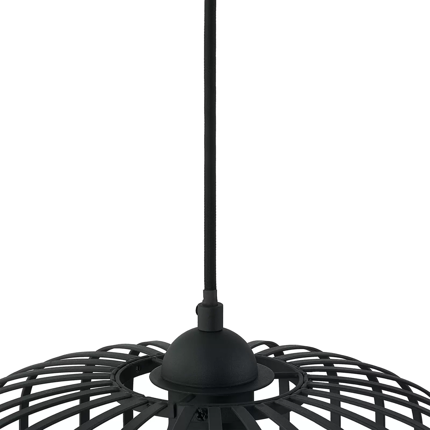 B-grade Lindby Krish pendant lamp, cage design, three-light ceiling lamp, light fixture, spotlight