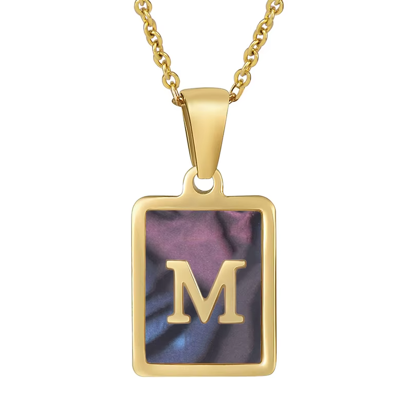 Buchstaben Kette Gold – 18K Vergoldung & Edelstahl