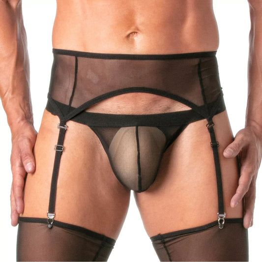 Mesh Garter Belt