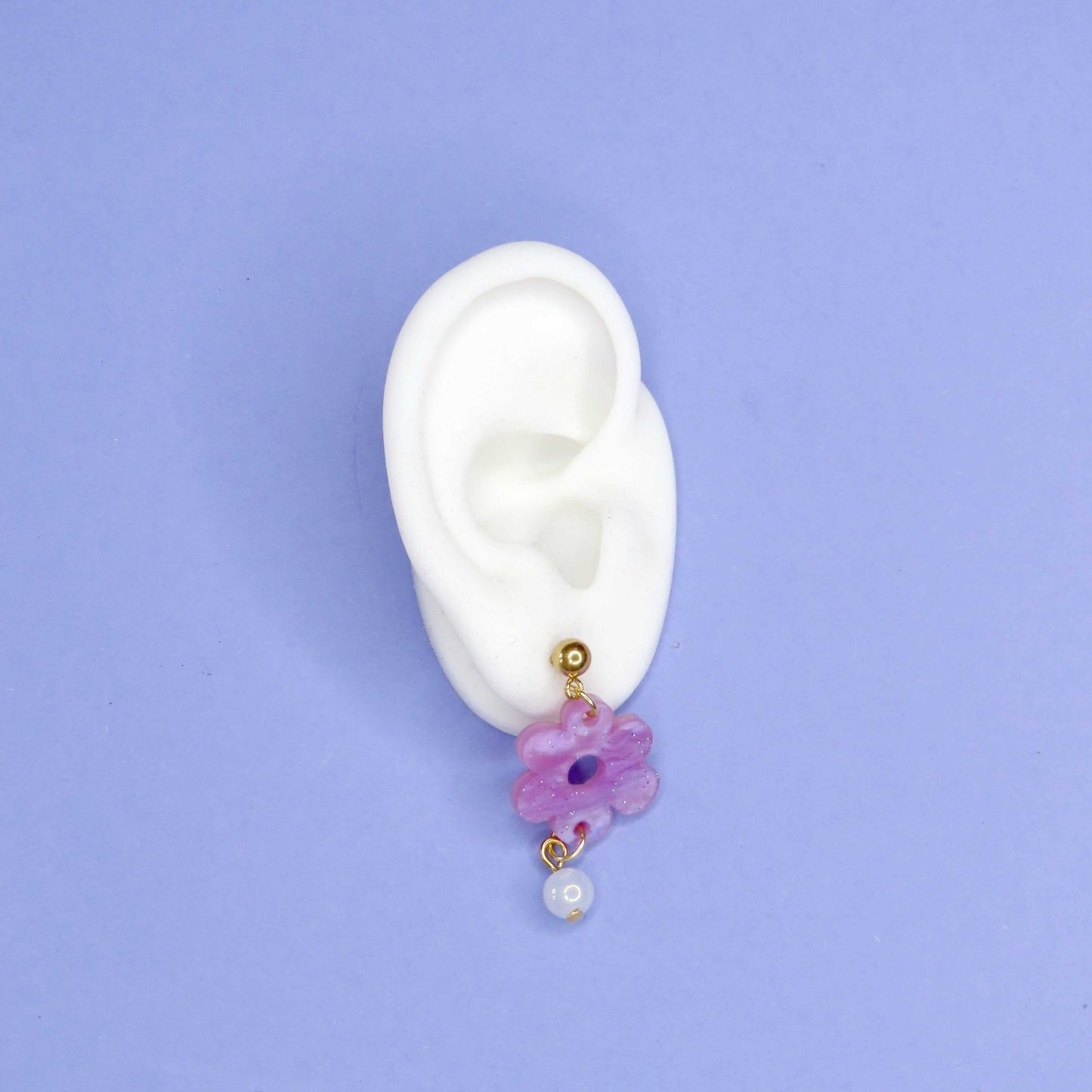 Night Sky Flower Ohrringe