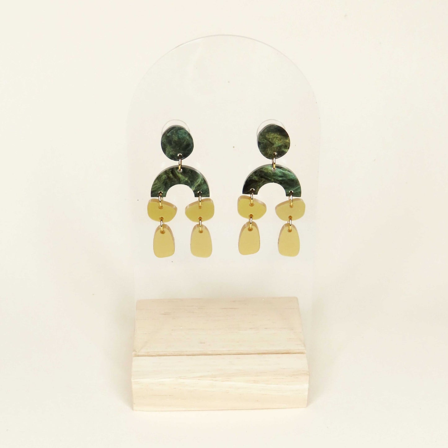 Ophelia Ohrringe in Marble Gold