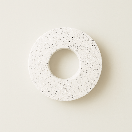 Origami Holder Grain White x Black