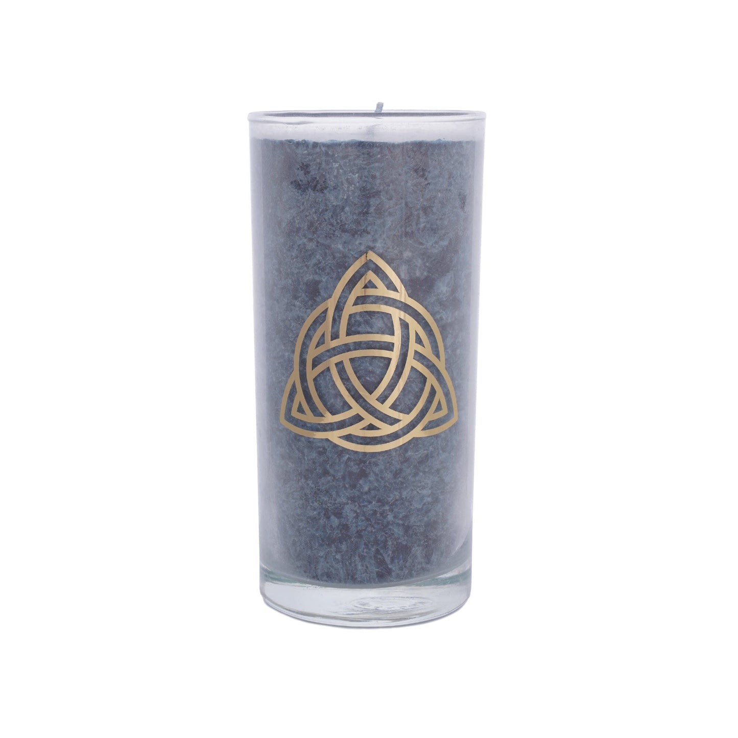 Palmwachs-Kerze mit goldenen Etikett