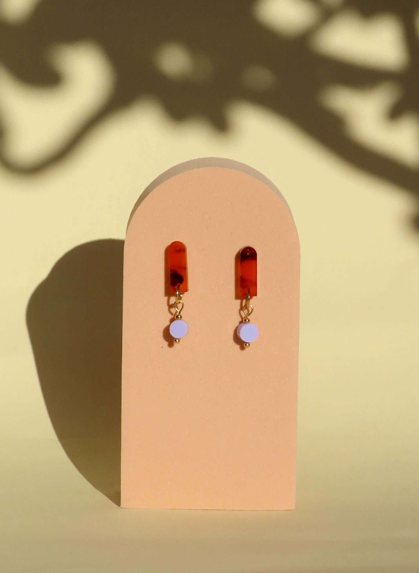 Smokey Flieder Paula Ohrringe