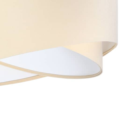 B-flokks Euluna hengiljós Vivien tvílita beige/hvítt hengiljós í lofti