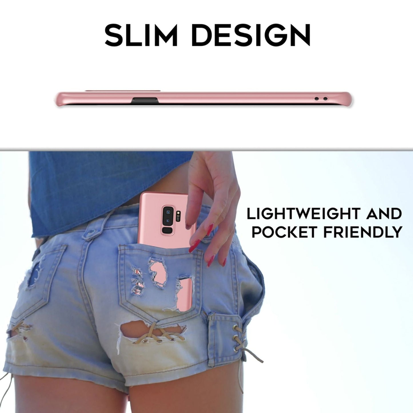 Samsung Galaxy S9 Plus Phone Case by NALIA, Slim Protective Cover Hard Case