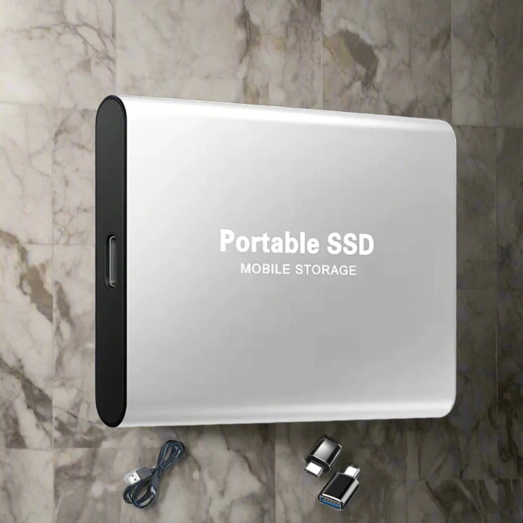Portable external ssd usb type-c hard drive for mobile & laptop