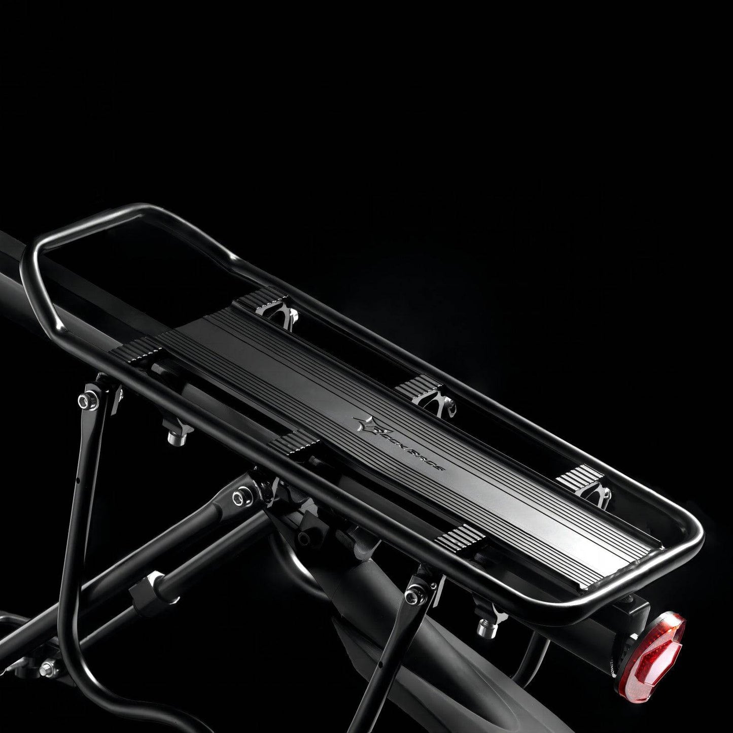 ROCKBROS bicycle luggage carrier with reflector and mudguard, aluminum alloy