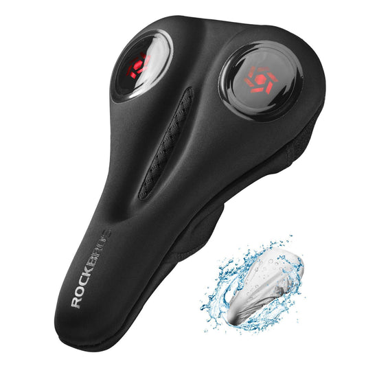 ROCKBROS Hjólreiðasætisáklæði Gel Sætisáklæði Svart