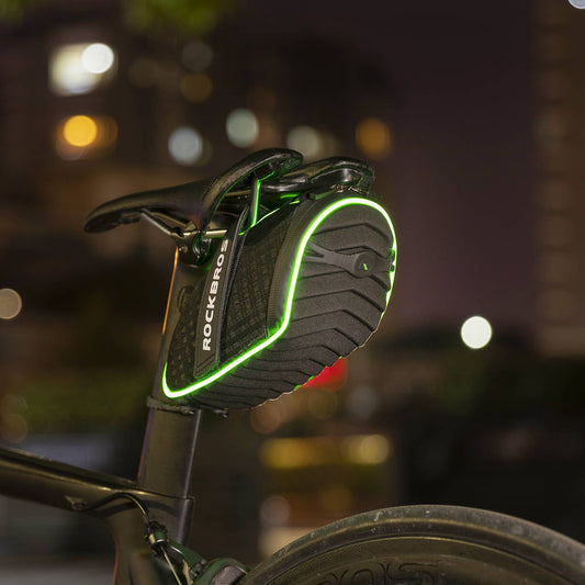 ROCKBROS Bicycle Saddlebags Tool Bag with Reflective Stripes 1L