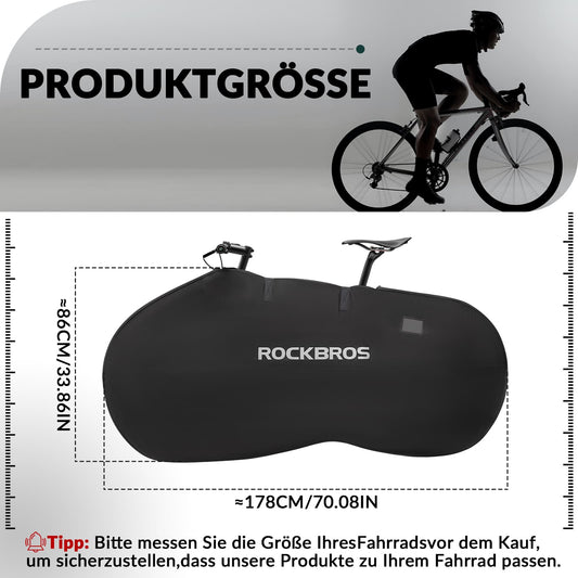 ROCKBROS Bicycle Transport Bag, Waterproof Carrying Bag for Bicycles up to 26 inches