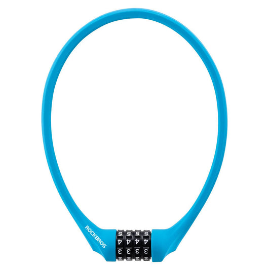 Bicycle lock with 4-digit combination lock, 65cm long