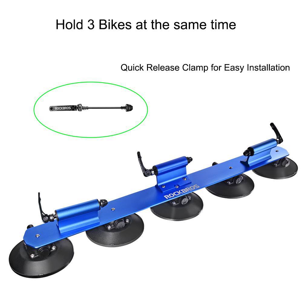 ROCKBROS bicycle carrier, roof rack with suction cups, quick assembly