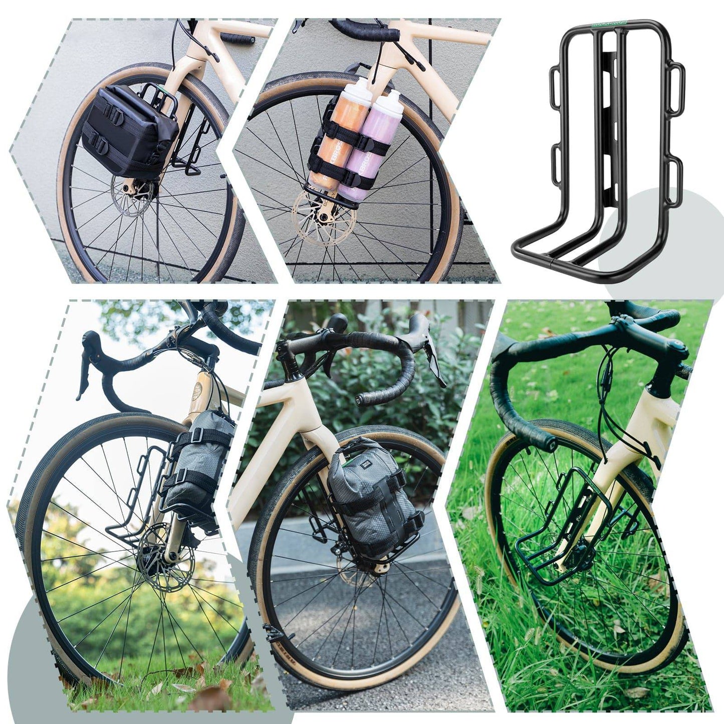 ROCKBROS hjólataska fyrir framgaffla, 2,7 l, vatnsheld