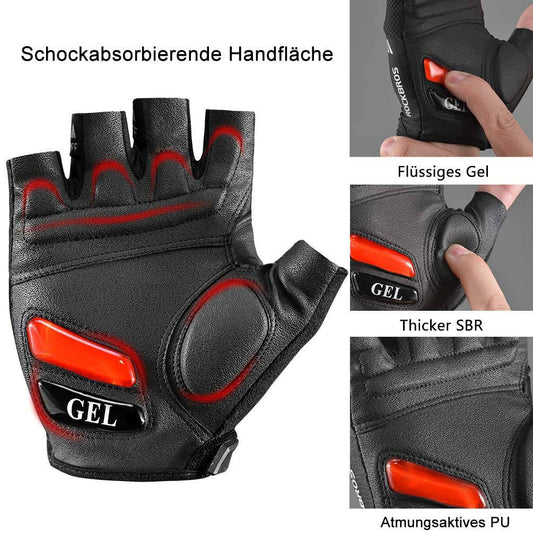 Halbfinger MTB Handschuhe für Herren und Damen rutschfeste