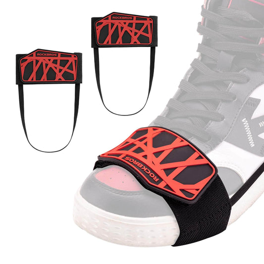 ROCKBROS mótorhjólaskiptihlíf með hálkuvörn, stillanleg skóhlíf, mótorhjólaaukabúnaður