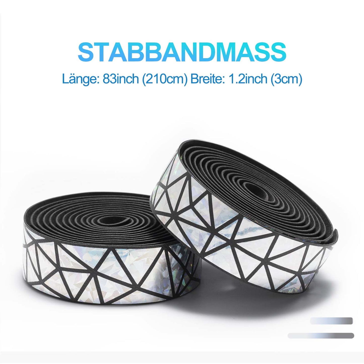 ROCKBROS non-slip bicycle handlebar tape for MTB and road bikes, 2 rolls