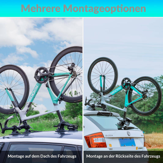 ROCKBROS Portable Electric Bike Rack with Suction Cup