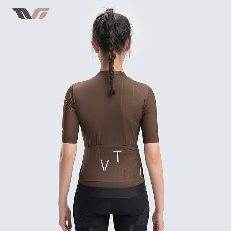 TVI Women's Cycling Jersey - Digital Dune for MTB & Road Bike
