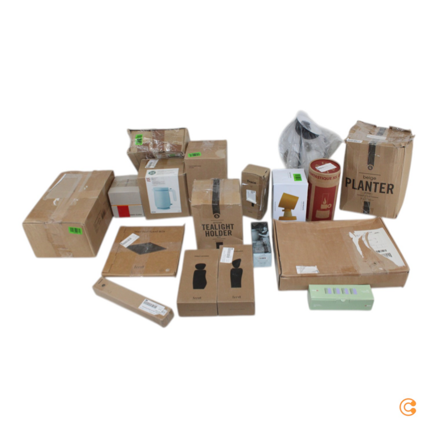 B-flokkur 17x Hönnunarvörur Heimilisvörur sem skilað er Umage Northern Ferm Living Blandaðar vörur