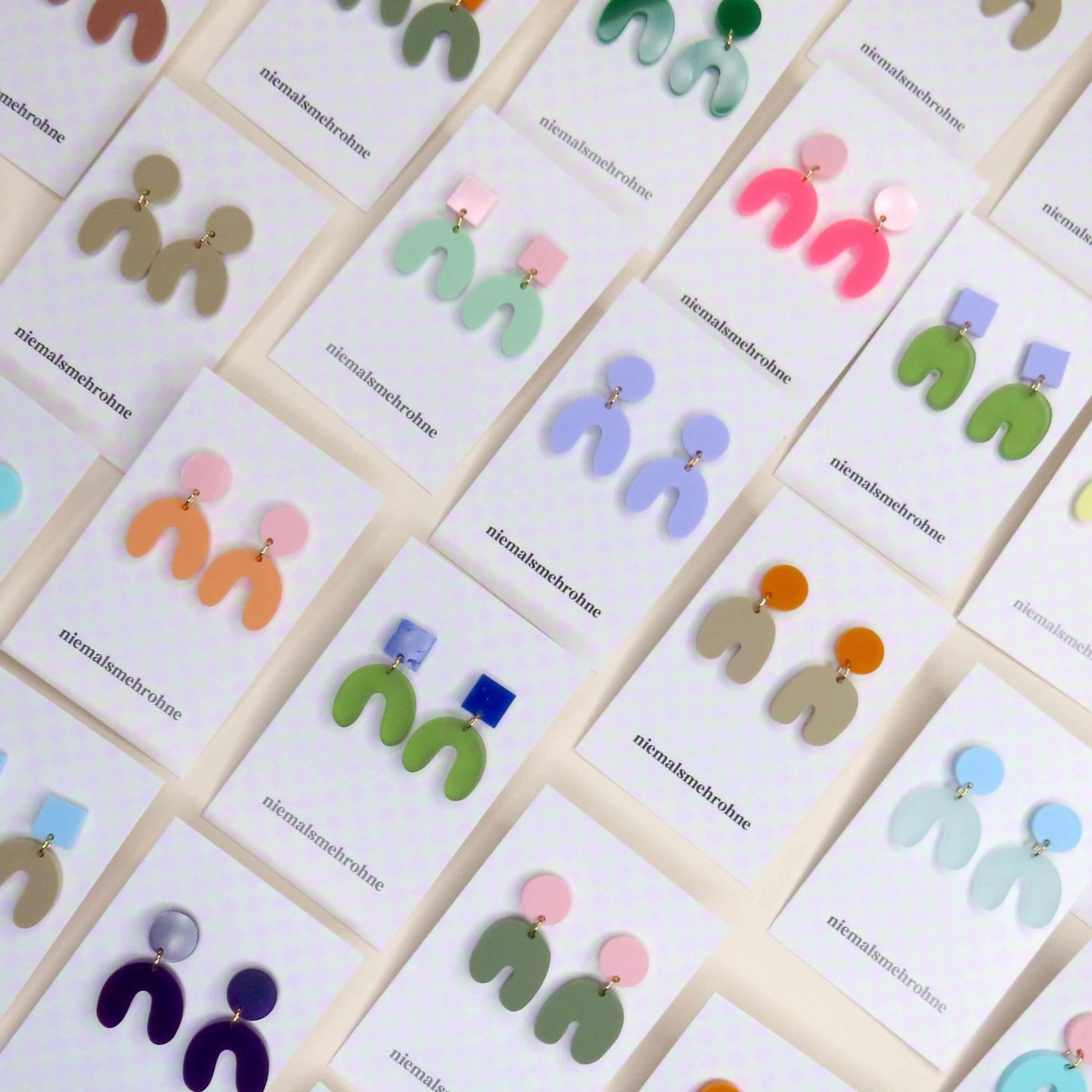 Squishy Square Arch Bogen Ohrringe