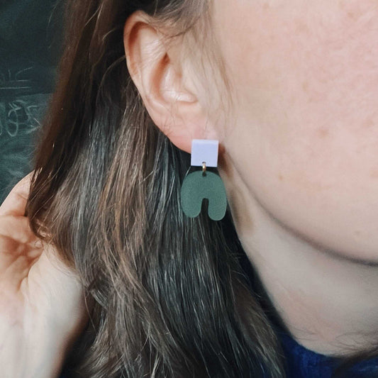 Squishy Square Arch Bogen Ohrringe